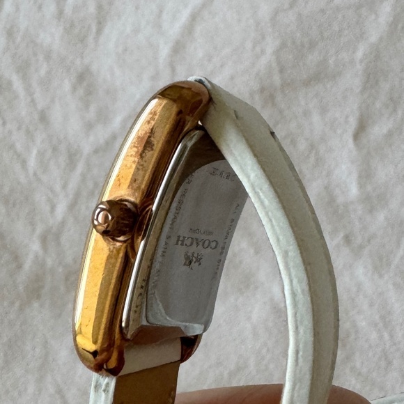 Coach Thompson Rose Gold Plated Double Wrap Watch